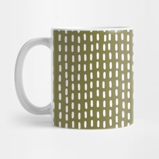 Pastel colored Dotted line pattern Mug